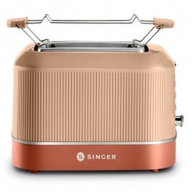 Singer Tiffanys TOA 1410TER Φρυγανιέρα 2 Θέσεων 850W Πορτοκαλί
