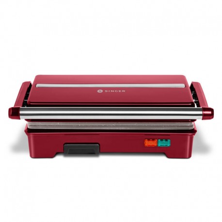 Singer SM 1310ISCR Τοστιέρα για 2 Τοστ 750W Ροζ