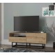 14410051 Έπιπλο Τηλεόρασης ArteLibre Ios Φυσικό 120x37x46cm Φυσικό