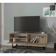14410051 Έπιπλο Τηλεόρασης ArteLibre Ios Φυσικό 120x37x46cm Φυσικό