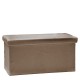 06514051 Πουφ Αναδιπλούμενο Τόρτορα Velure 76x38cm Καφέ/Tortora