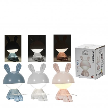06514071 Λάμπα LED Touch Κουνέλι Light Pets Σε 3 Σχέδια