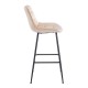 43-2803-2 ERMINA BEIGE VELVET ΥΦΑΣΜΑ 75εκ. ΣΚΑΜΠΟ ΜΕΤΑΛΛΙΚΟ 49X50X75-104εκ.