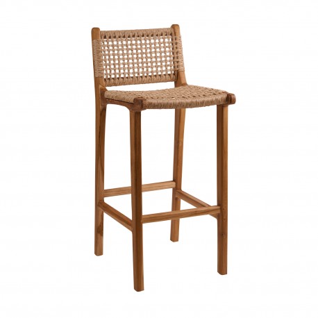 901-003 Σκαμπό Dorin Φυσικό 41 x 54 x 100 41x54x100 εκ.