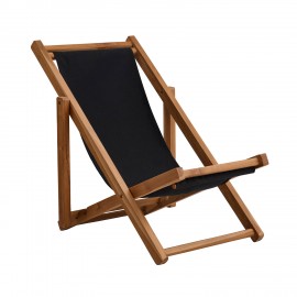 901-017 Σεζλόνγκ Luna φυσικό με μαύρο πανί 62 x 87-94 x 78,5-88 62x87-94x78,5-88 εκ.