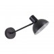 77-8325 SE21-BL-22-MS3 ADEPT BLACK WALL LAMP BLACK METAL SHADE+