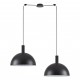 77-8500 SE21-BL-4-BL2-MS40 ADEPT TUBE Black Metal Shade Pendant+