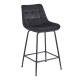 43-2804-1 ERMINA BLACK VELVET ΥΦΑΣΜΑ 64εκ. ΣΚΑΜΠΟ ΜΕΤΑΛΛΙΚΟ 49X50X64-94εκ.