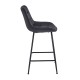 43-2804-1 ERMINA BLACK VELVET ΥΦΑΣΜΑ 64εκ. ΣΚΑΜΠΟ ΜΕΤΑΛΛΙΚΟ 49X50X64-94εκ.