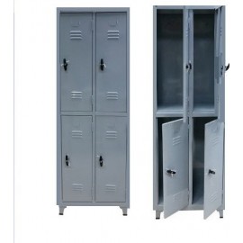 Φοριαμός Μεταλλικός με 4 Ντουλάπια 66x40x207εκ.