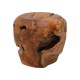 338-000037 Σκαμπό Bolare pakoworld teak ξύλο σε φυσική απόχρωση Φ40x35εκ
