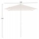 ΟΜΠΡΕΛΑ ΕΠΑΓΓEΛΜΑΤΙΚΗ ALU REGGIE 2.20x2.20x2.50m ΕΚΡΟΥ ΠΑΝΙ 8ΑΚΤΙΝΕΣ HM6013.01