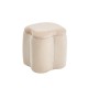 40-0614-2 FIONA ΣΚΑΜΠΟ VELVET BEIGE ΜΕ ΑΠΟΘ. ΧΩΡΟ 30X30X34εκ.