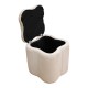 40-0614-2 FIONA ΣΚΑΜΠΟ VELVET BEIGE ΜΕ ΑΠΟΘ. ΧΩΡΟ 30X30X34εκ.