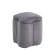 40-0614 FIONA ΣΚΑΜΠΟ VELVET GREY ΜΕ ΑΠΟΘ. ΧΩΡΟ 30X30X34εκ.