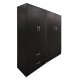 383-000192 Ντουλάπα τετράφυλλη Athos pakoworld wenge 160x42x180εκ