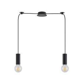 77-8479 SE21-BL-4-BL2  ADEPT TUBE Black Pendant+