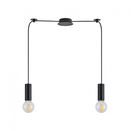 77-8479 SE21-BL-4-BL2  ADEPT TUBE Black Pendant+