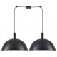 77-8504 SE21-BL-4-BL2-MS50  ADEPT TUBE Black Metal Shade Pendant+