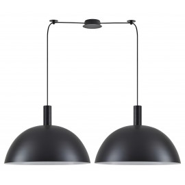 77-8504 SE21-BL-4-BL2-MS50  ADEPT TUBE Black Metal Shade Pendant+