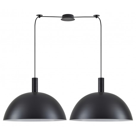 77-8504 SE21-BL-4-BL2-MS50  ADEPT TUBE Black Metal Shade Pendant+