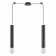77-8671 SE21-BL-5-BL2  ADEPT TUBE BLACK Black Pendant+