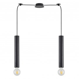77-8671 SE21-BL-5-BL2  ADEPT TUBE BLACK Black Pendant+
