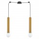 77-8681 SE21-GM-5-BL2  ADEPT TUBE GOLD MATT Gold Matt Pendant+