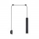77-8903 SE21-BL-5-BL1W  ADEPT TUBE BLACK Black Pendant+
