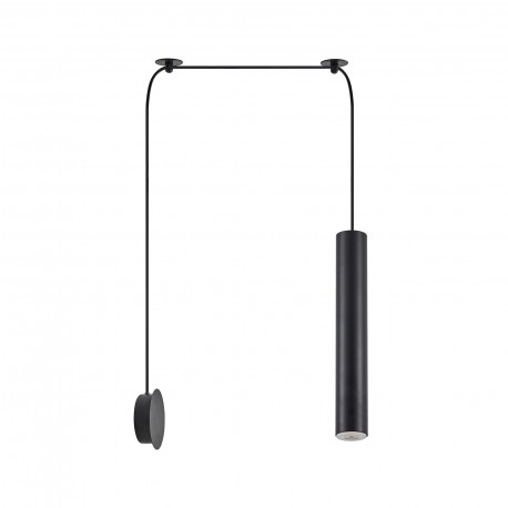 77-8903 SE21-BL-5-BL1W  ADEPT TUBE BLACK Black Pendant+