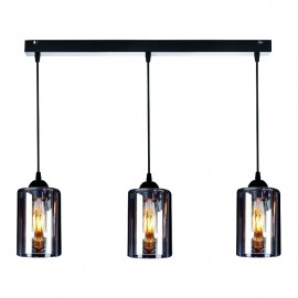 77-8201 KQ 8877-3  SMOG PENDANT SMOKED GLASSES Ζ2