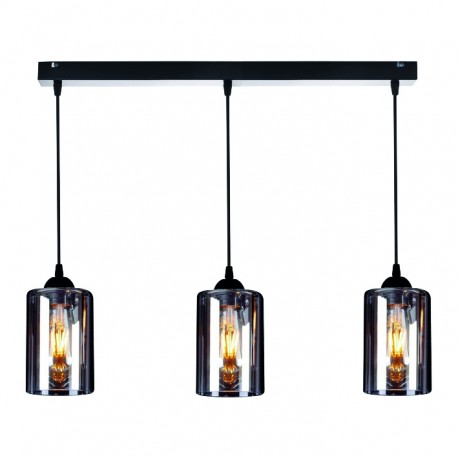 77-8201 KQ 8877-3  SMOG PENDANT SMOKED GLASSES Ζ2
