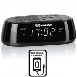CLR-2477 Ράδιο-ρολόι&nbsp;USB Fast Charge CLR-2477