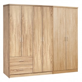 ΝΤΟΥΛΑΠΑ 6ΦΥΛΛΗ BLAKELY HM21235.02 ΜΕΛΑΜΙΝΗ ΧΡΩΜΑ SONAMA 201x43x181Υεκ