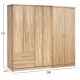 ΝΤΟΥΛΑΠΑ 6ΦΥΛΛΗ BLAKELY HM21235.02 ΜΕΛΑΜΙΝΗ ΧΡΩΜΑ SONAMA 201x43x181Υεκ