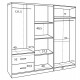 ΝΤΟΥΛΑΠΑ 6ΦΥΛΛΗ BLAKELY HM21235.02 ΜΕΛΑΜΙΝΗ ΧΡΩΜΑ SONAMA 201x43x181Υεκ