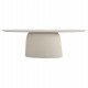 ΤΡΑΠΕΖΙ ΤΡΑΠΕΖΑΡΙΑΣ ΟΒΑΛ BRECCAN HM6577.02 ΜΠΕΖ FIBER CEMENT 240x100x75Υεκ.
