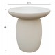 ΤΡΑΠΕΖΙ ΜΕΣΗΣ ΣΤΡΟΓΓΥΛΟ HIKARI HM6593.02 ΜΠΕΖ FIBER CEMENT Φ46x48Υεκ.
