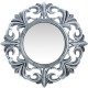14740047 Καθρέπτης Τοίχου ArteLibre Ασημί Πλαστικό Φ40.6x4.4cm Ασημί