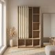 0181.TV63 Unit ντουλάπα ανοιχτή 105x48,25x180,4εκ. Jackson Hickory