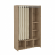 0181.TV63 Unit ντουλάπα ανοιχτή 105x48,25x180,4εκ. Jackson Hickory