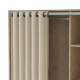 0181.TV63 Unit ντουλάπα ανοιχτή 105x48,25x180,4εκ. Jackson Hickory