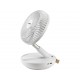 Kerosun KFU03-7DGSW Ανεμιστηράκι USB Επαναφορτιζόμενο Αναδιπλούμενο Λευκό
