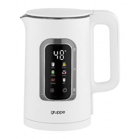 Gruppe DG-2328-EL Βραστήρας 1.5lt 1500W Λευκός