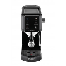 Gruppe CM 5106 BL Sapore Μηχανή Espresso 1350W Πίεσης 20bar Μαύρη