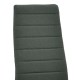 270-000049 Καρέκλα Parker pakoworld ύφασμα σε ανθρακί απόχρωση με μαύρα μεταλλικά πόδια 39.5x48x95εκ