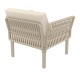 20-0939-3S PORTOFINO LOUNGE ΠΟΛΥΘΡΟΝΑ TAUPE/ΜΑΞ. BEIGE ΠΟΛ/ΝΙΟΥ 90X80Χ69εκ.