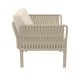 20-0939-3S PORTOFINO LOUNGE ΠΟΛΥΘΡΟΝΑ TAUPE/ΜΑΞ. BEIGE ΠΟΛ/ΝΙΟΥ 90X80Χ69εκ.