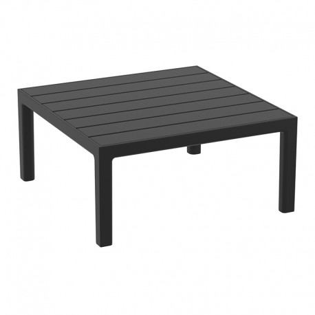 20-0941-1 PORTOFINO LOUNGE ΤΡΑΠΕΖΙ BLACK 70X70X33εκ. ΠΟΛ/ΝΙΟΥ