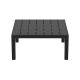 20-0941-1 PORTOFINO LOUNGE ΤΡΑΠΕΖΙ BLACK 70X70X33εκ. ΠΟΛ/ΝΙΟΥ